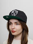 Бейсболка MITCHELL NESS арт. HHSS6044-BNEYYPPPBLCK Brooklyn Nets NBA (черный)